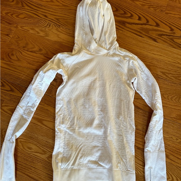 lululemon athletica Tops - Lululemon Rest Less Hooded Running Shirt